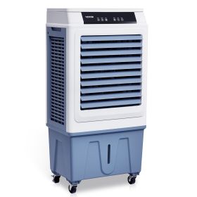 VEVOR Evaporative Air Cooler, 3100 CFM with 9 Gallon Water Tank Swamp Cooler, Portable Cooling Fan with Remote Control, 12H Timer, 4 Ice Boxes