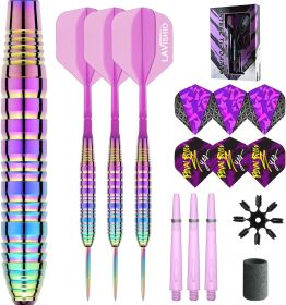 Steel Tip Darts Set, Professional Steel Tip Dart Set Darts Set with Dart Flights and Dart Shafts and Accessories