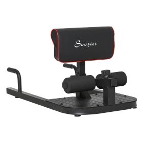 3 in 1 Padded Push Up Sit Up Squat Machine Home Gym Fitness Equipment, Black (Option: Black-1000x510x200 mm)