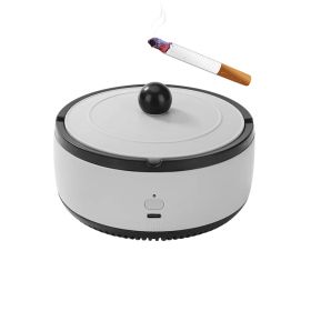 Rechargeable Ashtray Air Purifier Car Smoking Tank To Remove Smoke Odor (Type: Ashtrays, Color: Gray)