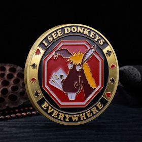 Las Vegas Poker Chips Lucky Press Coins (style: Style3)