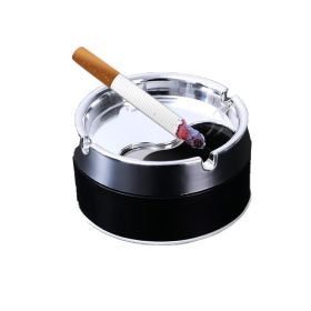 Rotating Sealed Desktop Ashtray with Lid for Household (Type: Ashtrays, Color: Black)