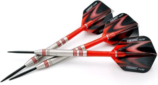 Professional Tungsten Steel Tip Dart Set 85% Tungsten 22g/24g/26g-Glory Series (Color: Black Case-N5)